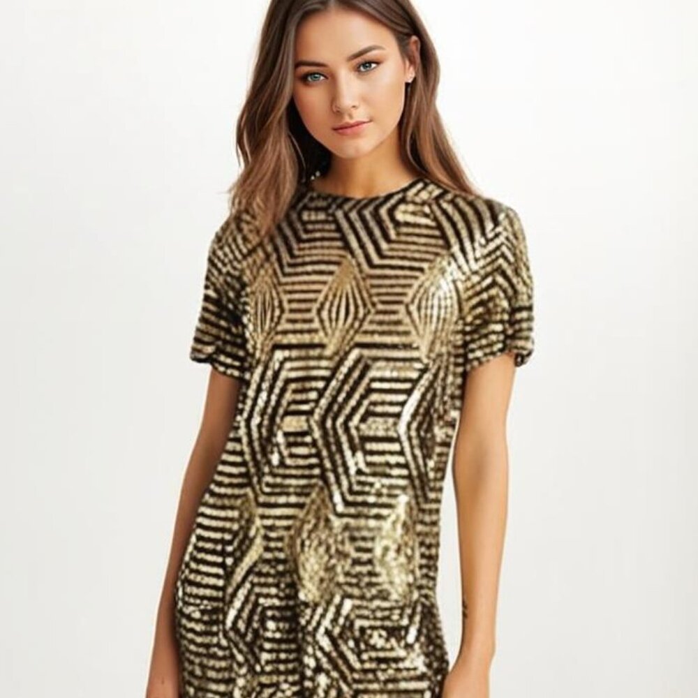 **Missguided** Sequin Formal Dress Size 2